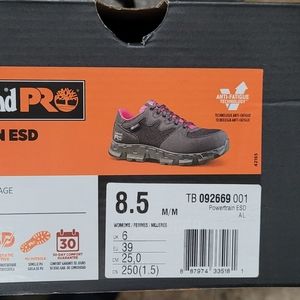 Timberland powertrain ESD alloy safety toe